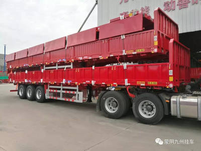 九州挂车金九交车忙，服务大厅助车主提车快